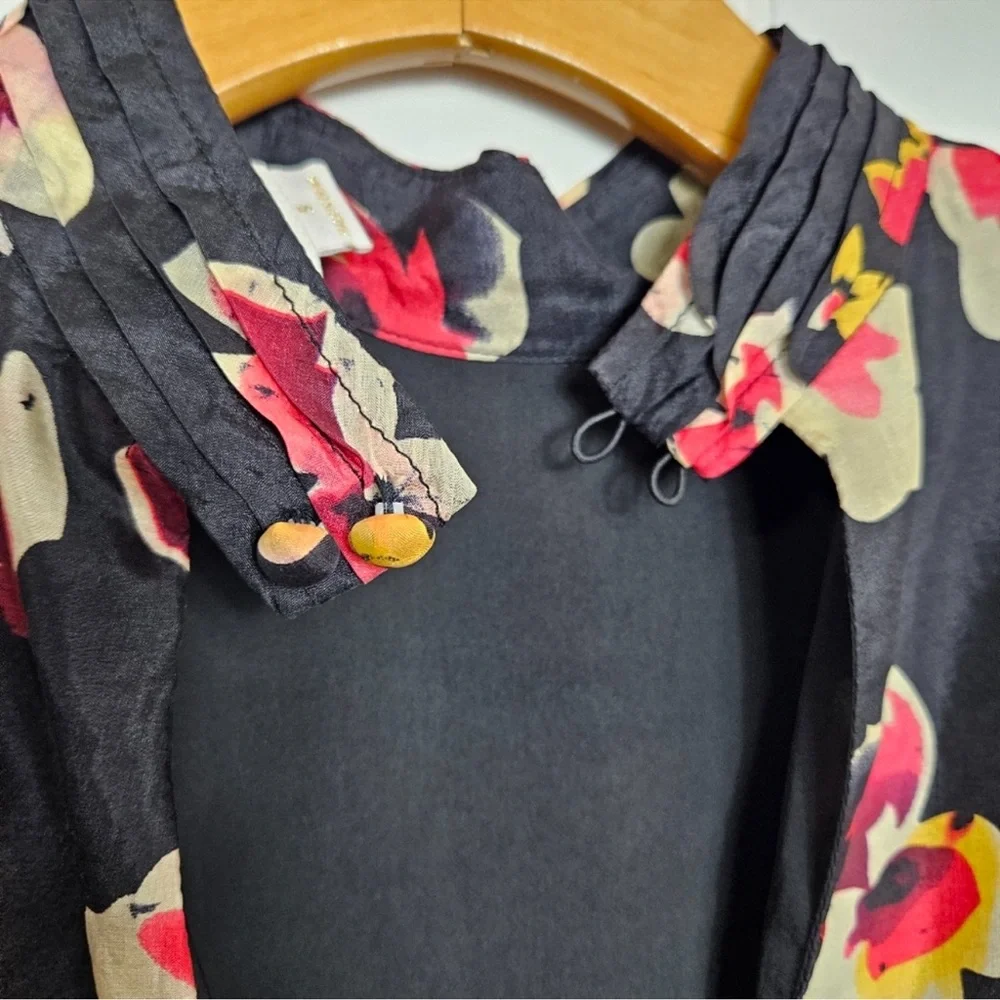 Aryn K Black Floral Mini Dress - Picture 13 of 16